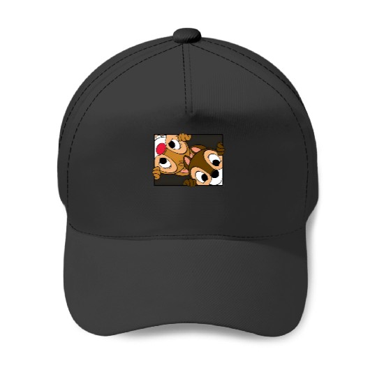 Chip n Dale Baseball Caps, Disney Character Baseball Caps, Chip and Dale Characters, Chip n Dale Snacks Baseball Caps