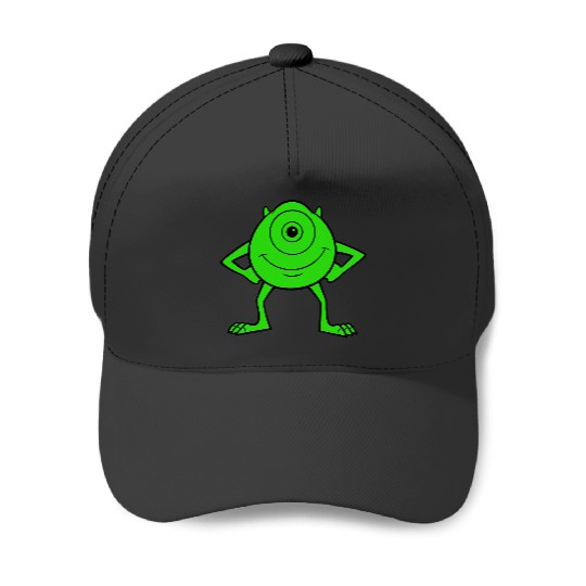 Disney Pixarss Monsters Inc. Mike Wazowski Cyclops Retro Baseball Caps