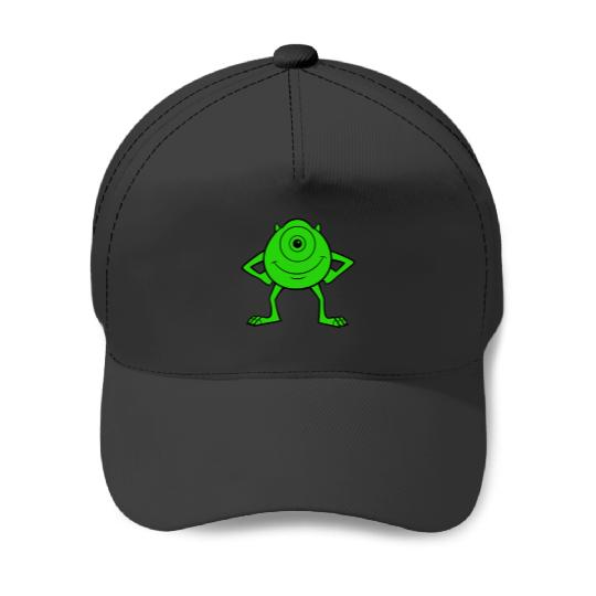 Disney Pixarss Monsters Inc. Mike Wazowski Cyclops Retro Baseball Caps
