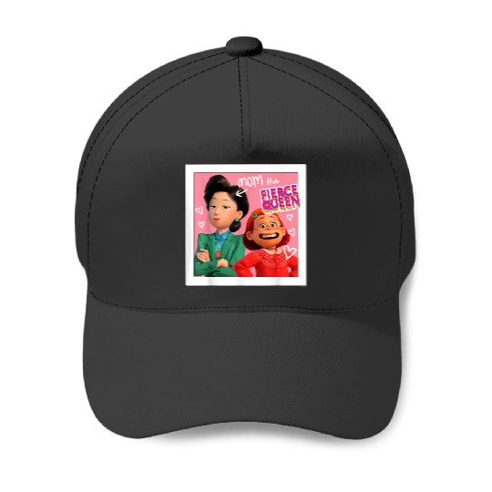 Disneyss And Pixarss Turning Red Mei Ming Mom The Fierce Queen Baseball Caps