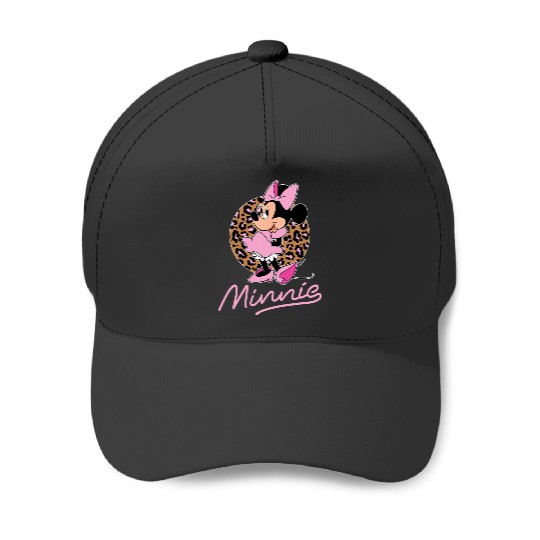 Disney - Minnie Leopard Print Baseball Caps