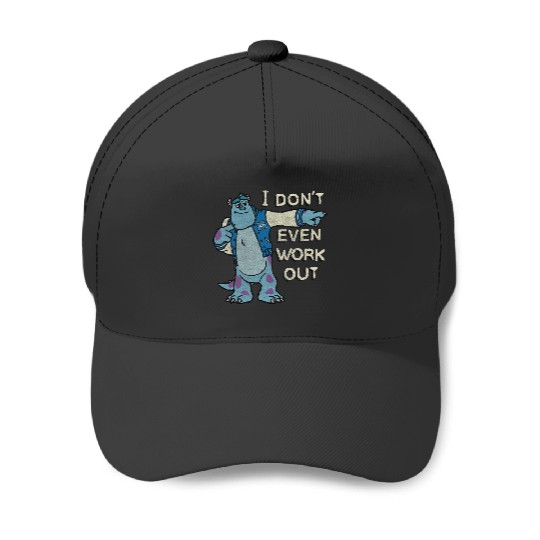 Disney Monsters University I Dont Even Work Out Sulley Baseball Caps