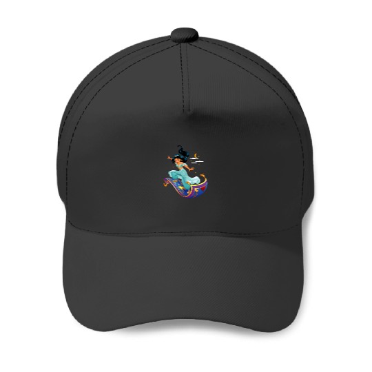 Disneyss Aladdin Princess Jasmine Magic Carpet Pose Baseball Caps