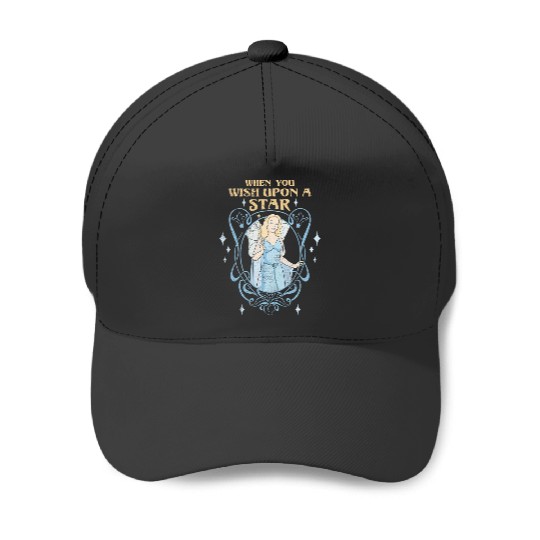 Disney Pinocchio Blue Fairy Wish Upon a Star Baseball Caps