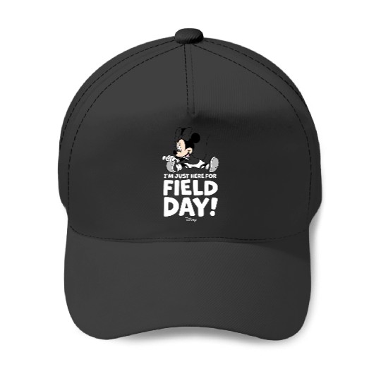 Disney - Mickey Just Here For Field Day Baseball Caps