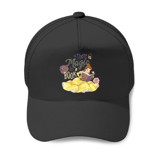 Disneyss Beauty And The Beast Belle There Is Magic In A Book Baseball Caps