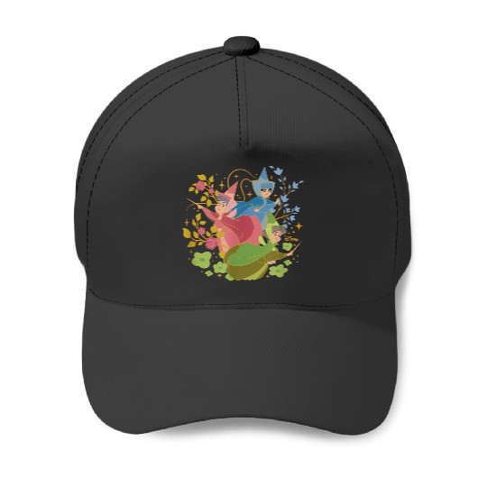 Disney Princess - Sleeping Beauty Flora Fauna Merryweather Baseball Caps