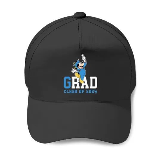 Disney Mickey Mouse 2024 Graduation Class of ’24 Rad Grad Baseball Caps