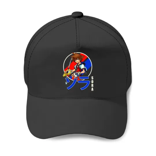 Disney Kingdom Hearts Sora Classic Color Anime Circle Shot Baseball Caps