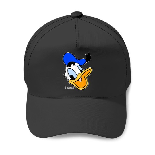 Disneyss Donald Duck Smiling Faces Portrait Baseball Caps