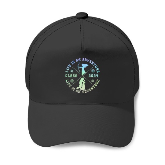 Disney Princess Graduation Life is an Adventure Class 2024 Baseball Caps