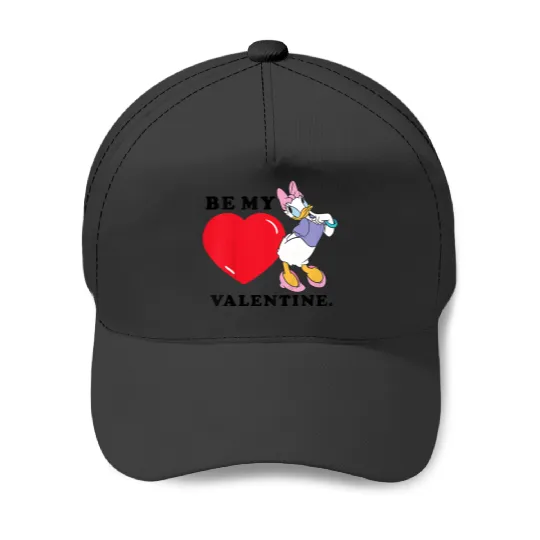 Disneyss Be My Valentine Daisy Duck Baseball Caps