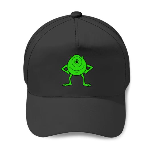 Disney Pixarss Monsters Inc. Mike Wazowski Cyclops Retro Baseball Caps
