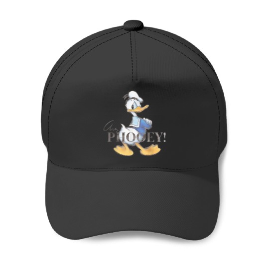 Disneyss 100 Anniversary Donald Duck D100 Quote Aw Phooey Baseball Caps