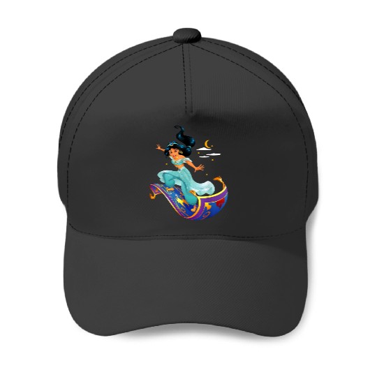 Disneyss Aladdin Princess Jasmine Magic Carpet Pose Baseball Caps