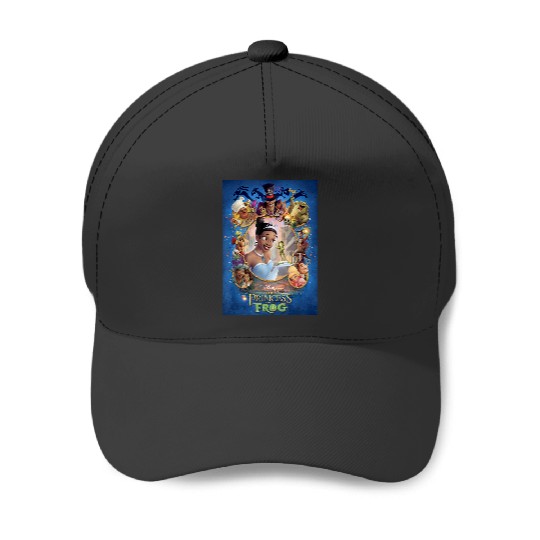 Disneyss Princess And The Frog Poster Baseball Caps