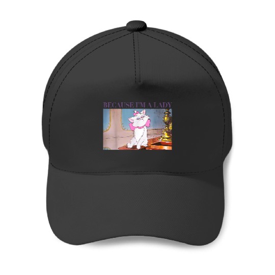 Disneyss The Aristocats Marie Because I'm A Lady Portrait Baseball Caps