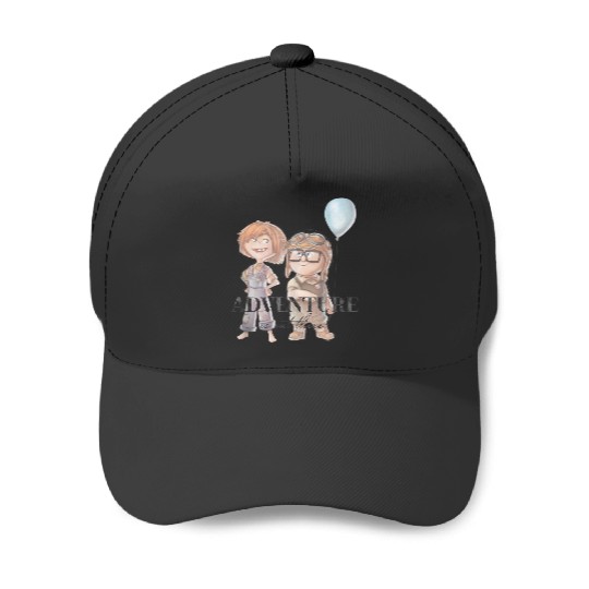Disneyss 100 And Pixars's Up Carl Ellie Adventure Is Out There Baseball Caps