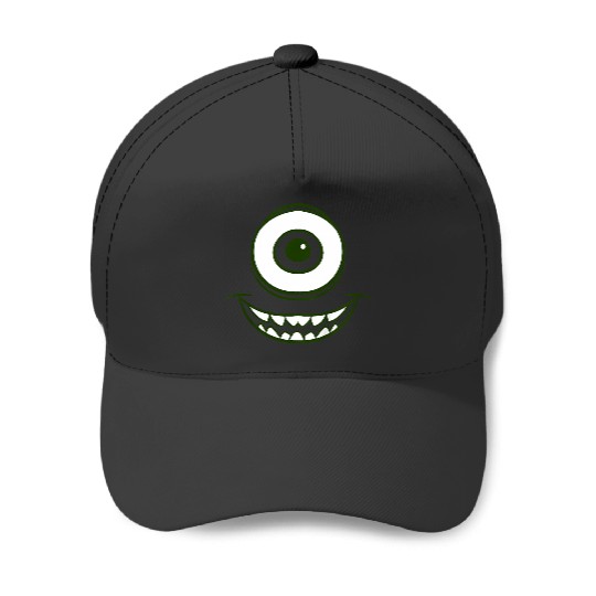 Disneyss Pixars Monsters Inc Mike Wazowski Faces Eye Youth Baseball Caps