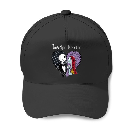 Disneyss The Nightmare Before Christmas Jack Sally Together Baseball Caps