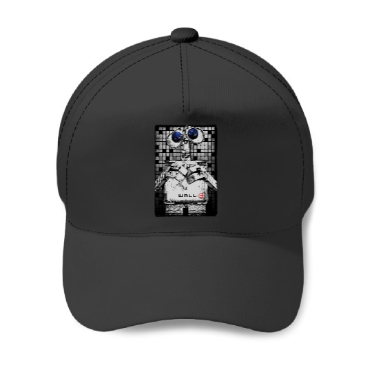 Disney Pixarss WALLE Distressed Tile Sad Eyes Movie Baseball Caps