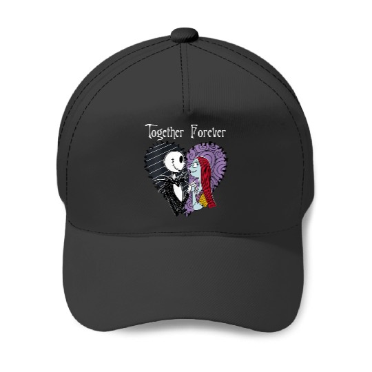 Disneyss The Nightmare Before Christmas Jack Sally Together Baseball Caps