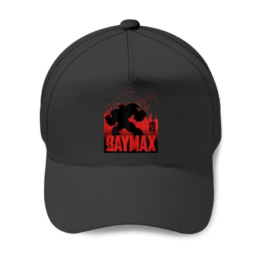 Disneyss Big Hero 6 Tv Series Baymax Outline Graphic Baseball Caps