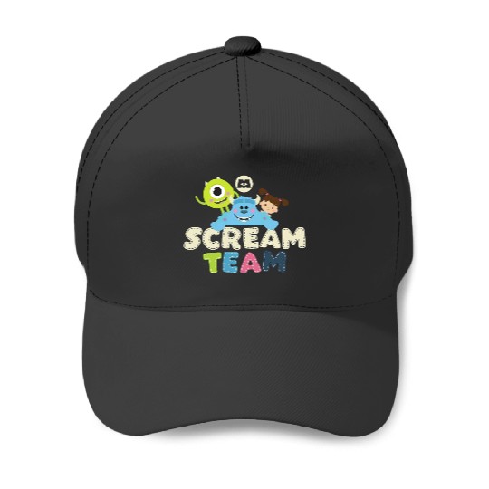 Disney Pixarss Monsters Inc Scream Team Adorable Chibi Style Baseball Caps