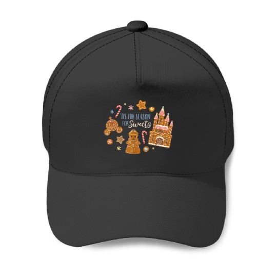 Disney Princess Cinde Holiday Gingerbread Season Sweets Baseball Caps