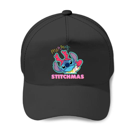 Disney Lilo Stitch Christmas 2024 Merry Stitchmas Reindeer Ears Baseball Caps