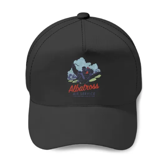 Disney The Rescuers Albatross Airlines Vintagess Travel Premium Baseball Caps