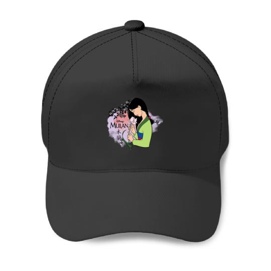 Disney Princess - Mulan Cherry Blossoms Baseball Caps