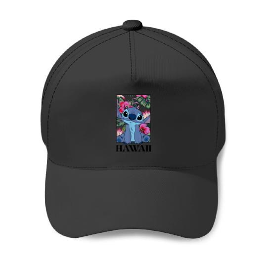 Disney Lilo Stitch Hawaii Hibiscus Cute Floral P Baseball Caps