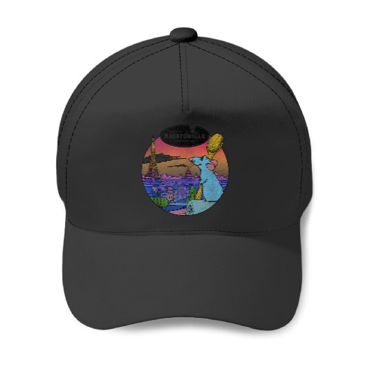 Disneyss Pixars Ratatouille Over Look Paris Baseball Caps