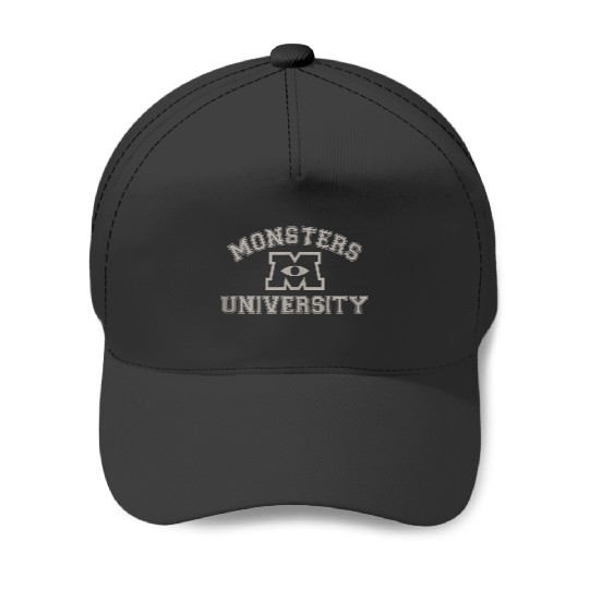 Disneyss Pixars Monsters University Classic Movie Big Text Logo Baseball Caps
