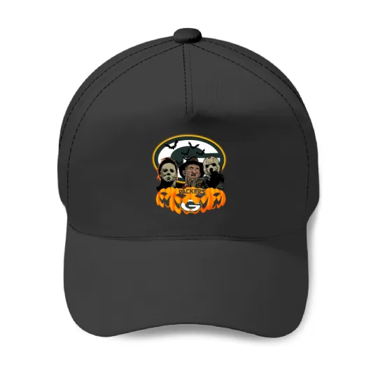 Packers Pumpkin Horror Squad Friday The   Villains Halloween Movie Freddy Krueger Michael Myers   Disney Mickey Scary Baseball Caps
