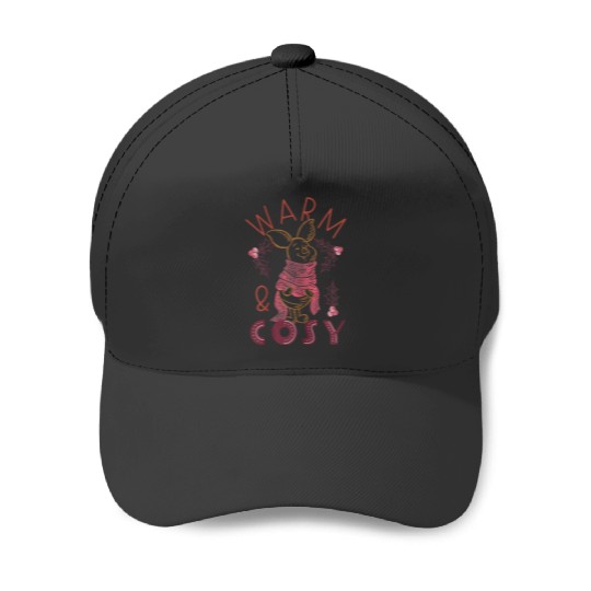 Disneyss Winnie The Pooh Piglet Christmas Warsm Baseball Caps