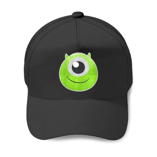 Disneyss Pixars Monsters University Mike Wazowski Big Faces Logo Baseball Caps