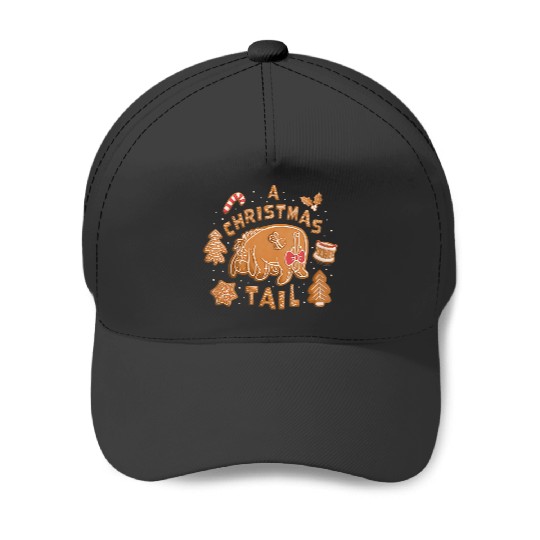 Disneyss Winnie The Pooh Eeyore Gingerbread A Christmas Tail Baseball Caps