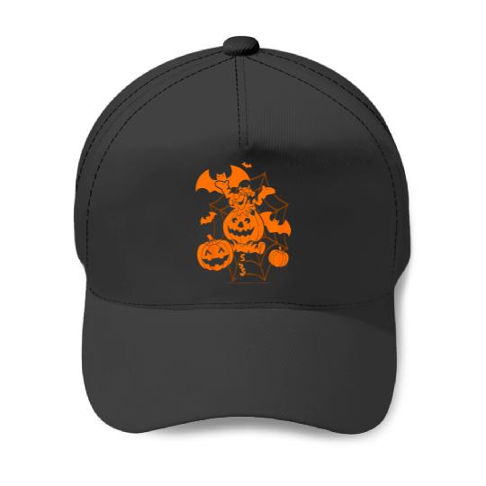 Disneyss Winnie The Pooh Halloween Tigger Spooky Spiderweb Baseball Caps
