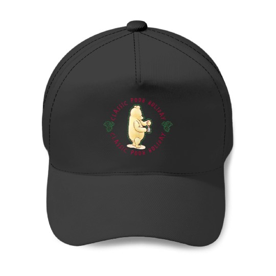 Disneyss Winnie The Pooh Christmas Classic Pooh Holiday Baseball Caps