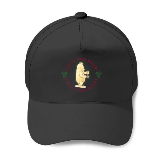 Disneyss Winnie The Pooh Christmas Classic Pooh Holiday Baseball Caps