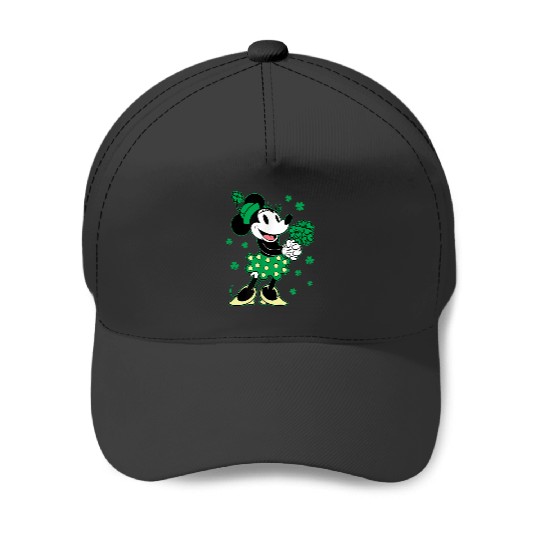 Discover Disney Minnie Mouse Shamrock Bouquet St Patricks Baseball Caps