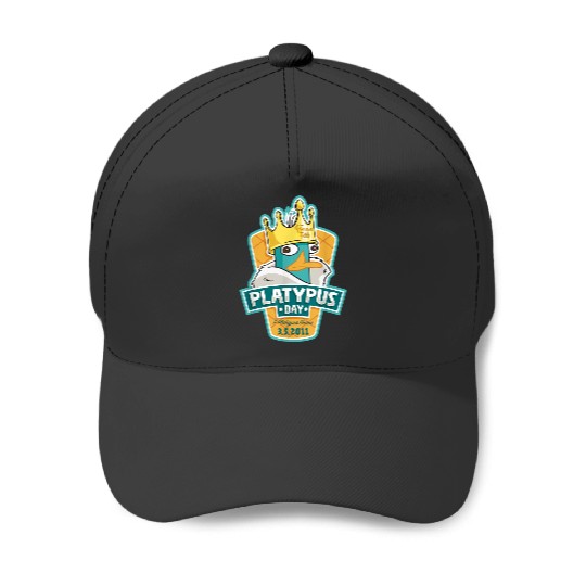 Disneyss Phineas And Ferb Platypus Day King Perry Portrait Baseball Caps