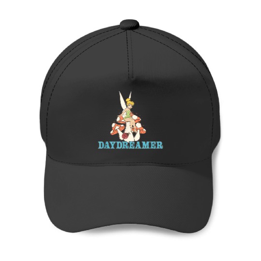 Disneyss Peter Pan Tinker Bell Daydreamer Mushrooms Poster Baseball Caps