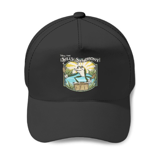 Disneyss Silly Symphonies Springs Frog Pond Vintages Chest Logo Baseball Caps