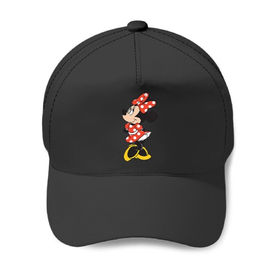 Discover Disney Minnie Mouse Classic Polka Dot Dress Pocket Logo Baseball Caps