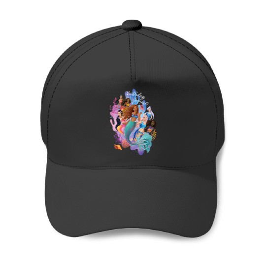 Discover Disney Little Mermaid Ariel Friends & Family Birthday Squad Baseball Caps