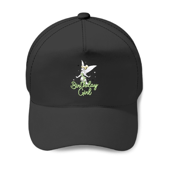 Discover Disney Peter Pan Birthday Girl Cute Tinker Bell Baseball Caps