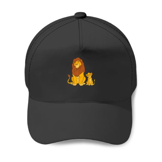 Disney The Lion King Young Simba and Mufasa TShi Baseball Caps